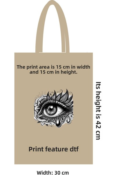 ilkadimbuklet حقيبة تسوق بمقبض صديق للبيئة، حقيبة من القماش الخام غير المطبوع