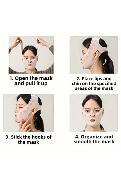 BURAKÖZTÜRK Facial Corset Chin Double Chin Retractor Jaw Neck Band Facial Liposuction Breathable Facial Lifting Belt