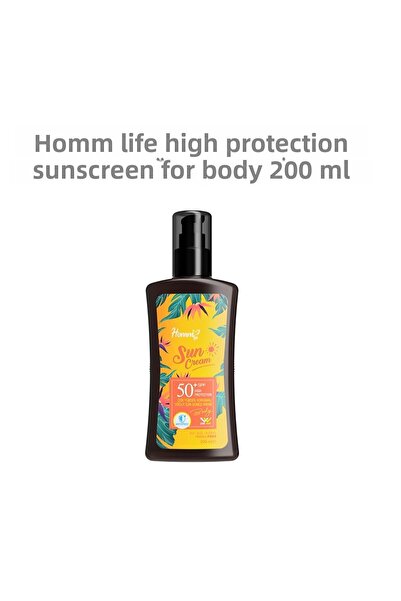 Homm Bitkisel Homm life high protection sun cream for body 200 ml
