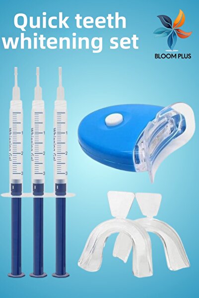 bloomplus مجموعة السفر المكونة من 6 قطع، مبيض فوري أبيض اللون، مبيض أسنان أبي...