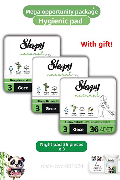 Sleepy Ultra Sensitive Sanitary Pad - 108 Night, Rosie