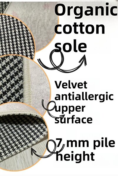 Ardizayn Hera - 2-Piece Cotton Woven Bath Rug Set (60X100-40X60 CM)