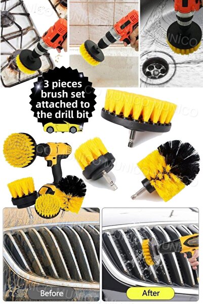 SOULFLY نهاية غسيل السجاد! جهاز غسيل مقعد السجاد العملي في المنزل، 3 قطع فرشا...