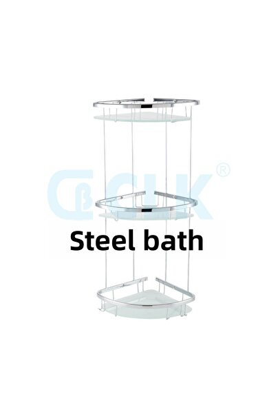 ÇELİK BANYO مادة نحاسية زجاجية ثلاثية مقاس 22 × 22 سم من كارمينا