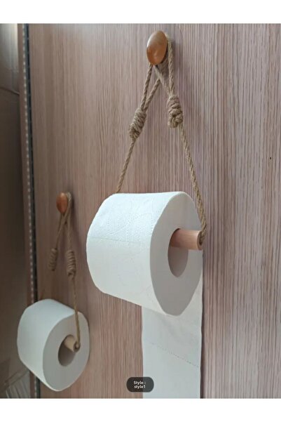 ARVENT قطعة واحدة من رف ورق التواليت المعلق، حاوية توزيع المناديل المزخرفة، ح...