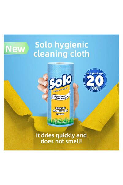 Solo Set of 6 Hygienic Cleaning Cloths