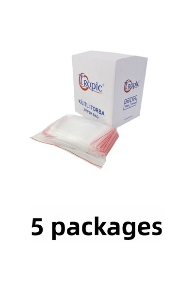 Generic Brand Tropic 5 Pack Ziplock Nylon Bag 13x16 Ziplock Bag (600 pcs)