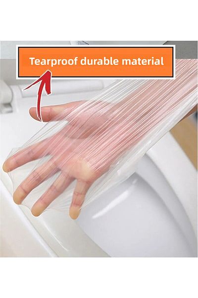 isgstore Main Shop Disposable Transparent Toilet Seat Cover Case (50 Pcs) M-121