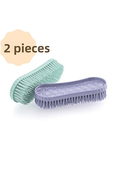 Emofom فرشاة السجاد (مجموعة من 2) فرشاة غسيل السجاد، فرشاة تنظيف السجاد الإسف...