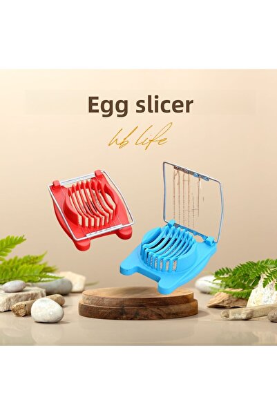 HB LİFE قطاعة البيض المسلوق – جهاز عملي لتقطيع البيض |   أداة مساعد المطبخ