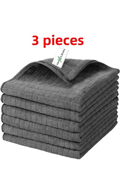 MaxClean 3 bucăți cârpă de curățat bucătărie din microfibră 40*40 cm rezisten...