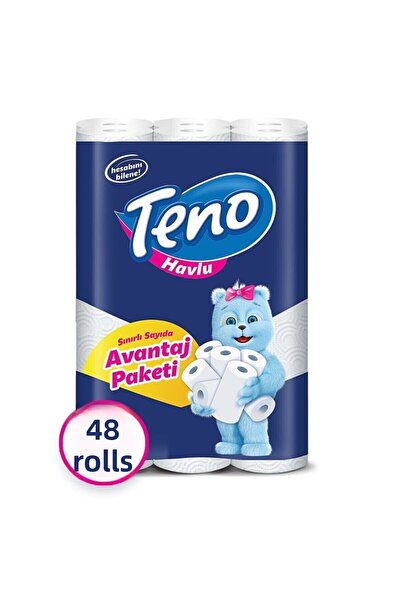 Teno حزمة المزايا من المناشف الورقية 48 لفة