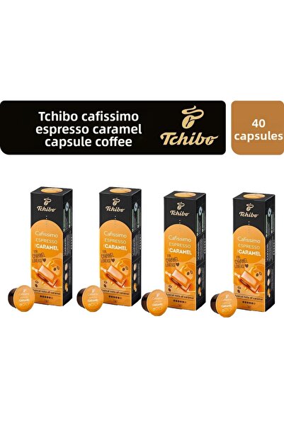 Tchibo كافيسيمو اسبريسو كراميل كبسولات قهوة × 4 قطع