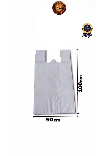 figanlar ambalaj Thick White Large Size 50X100Cm 25 Pieces Sacrifice Bag/Sacrificial Meat Carrying Bag 25 Pieces