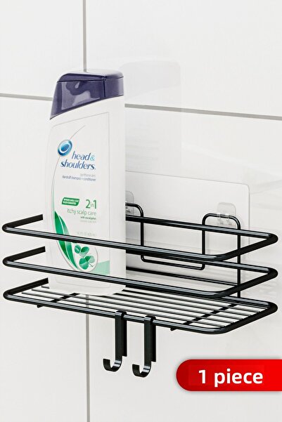 Bino Органайзер за баня Поставка за шампоан Сапунерка 1 БР. Луксозно метално ...