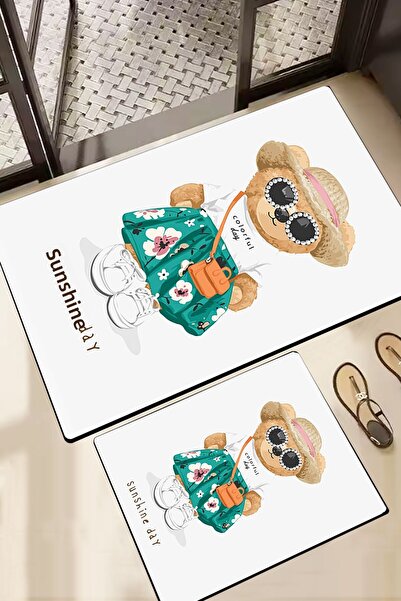 Iromika Home مجموعة دولتشي أورسو مكونة من 2 سجادة حمام Djt