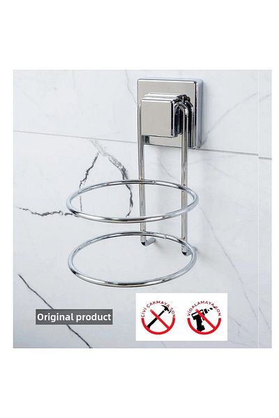 Neler Geldi Neler Square Strong Paste Cut Hair Dryer - Chrome Hanger Holder 615