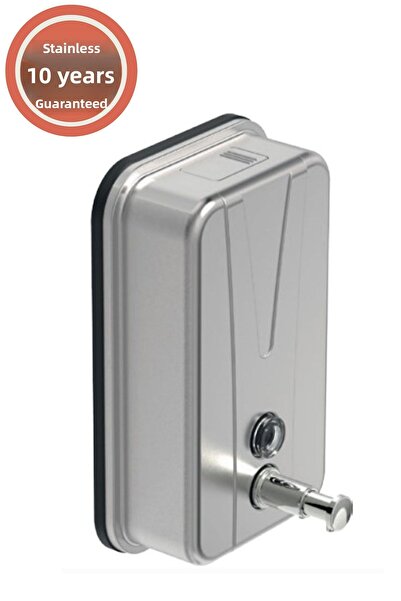 ÇELİK BANYO Stainless Steel Vertical Liquid Soap Dispenser 1000 Ml