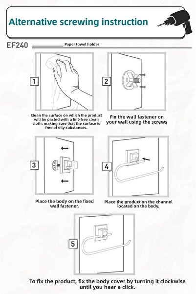 Teknotel ADHESIVE PAPER TOWEL RACK CHROME EF240