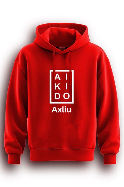 TOP GLORY Φούτερ Aikido Hoodie με κουκούλα - Φούτερ με 3 νήματα, AIKIDO2001