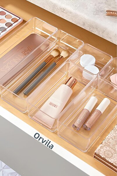 Orvila Комплект органайзери за гримове и бижута от 6 бр