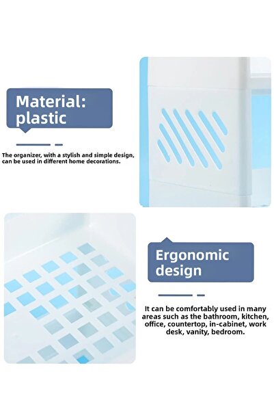 Bayev 2 τμχ 2 επιπέδων βενετσιάνικο ράφι μπάνιου μακιγιάζ Κοσμήματα καλλυντικά ράφι Organizer Βάση κρέμας αρωμάτων