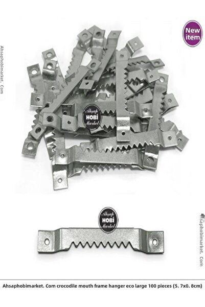 Tual Hobi Sanat شماعة إطار فم التمساح بالجملة صديقة للبيئة كبيرة 100 قطعة (5....