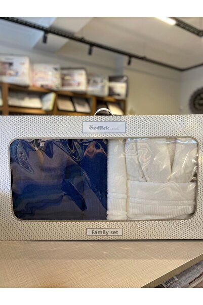 Özdilek Colourist Βαμβακερό Μπουρνούζι 6 Τεμαχίων Οικογενειακό Σετ