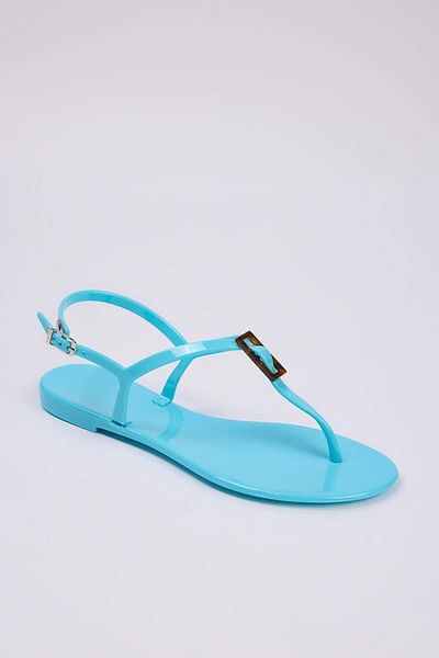TRENDYOL SHOES Baby Blue Jelly Flip Flops Women's Sandals Takss25Sd00065