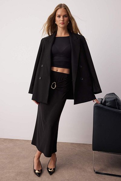 Trendyol Collection Μαύρη φούστα TWOAW26ET00020