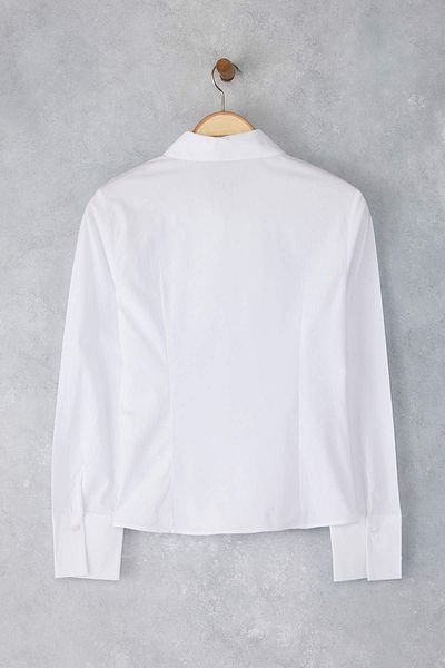 Trendyol Collection White Waist Fitted Woven Shirt Twoaw26Go00022
