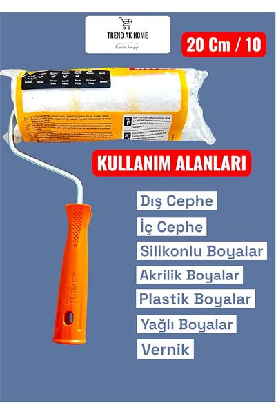 OSKAR FIRÇA Roll Brush Professional Painting (Wall Ceiling Varnish, Paint Etc.) Use