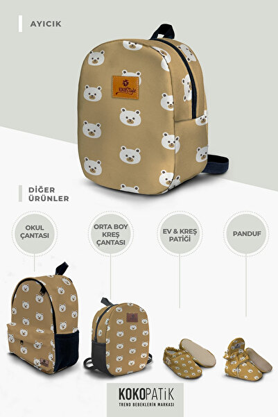Kokopatik Ayıcık Çocuk Küçük Boy Sırt Çanta