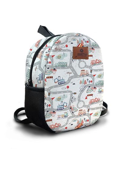 Kokopatik Geantă de creșă de mărime medie Big Adventure Traffic Pattern