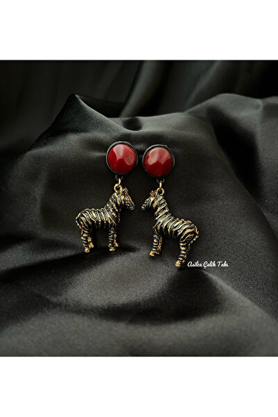 Asilce Çelik Takı أقراط نموذج الحمار الوحشي