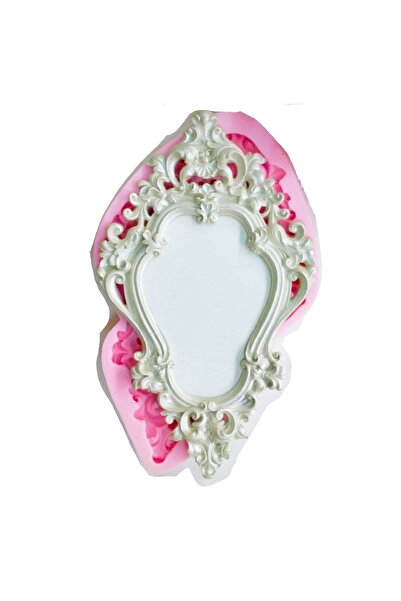 morlalem m 43cm Büyük Çerçeve Silikon Kalıp K-751, Polyester Taş Tozu Alçı Ka...