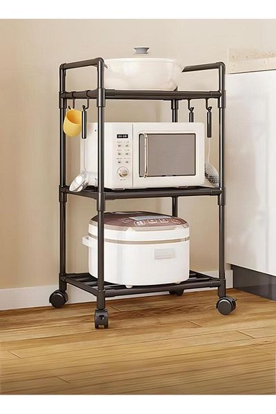 Generic 3 Tier Storage Shelves, Stable Kitchen Shelf Organizer