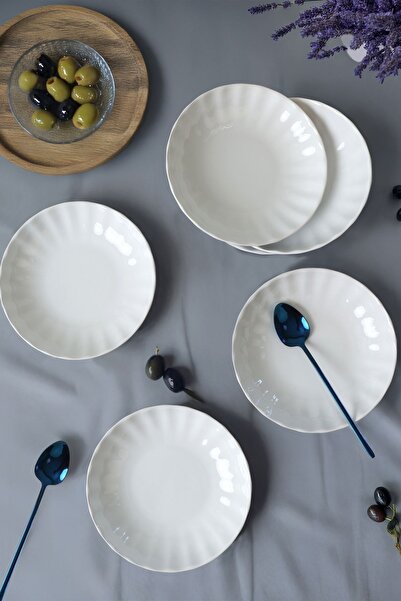 Keramika White Sirius Dinner Plate 20 cm 6 Pieces 004