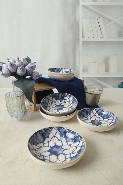 Keramika Wave Flow Ring Snack Bowl / Μπολ σάλτσας 13 cm 6 τεμάχια 22750