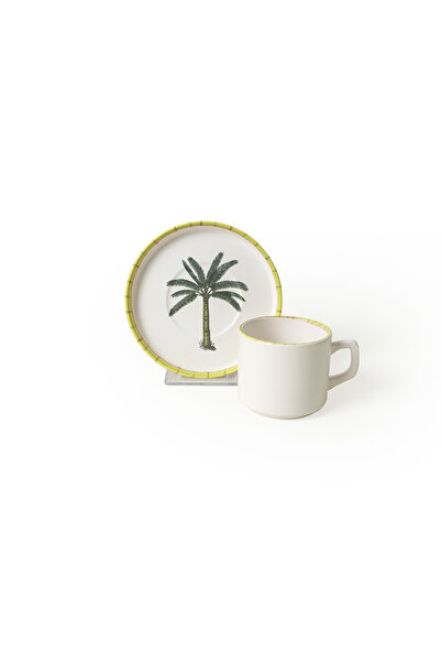 Keramika Palmiye Stackable Tea Set 12 Pieces for 6 People 22642