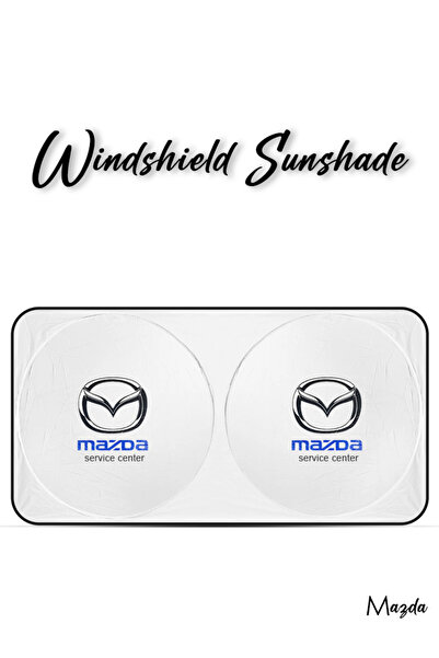 Mazda مظلة واقية من الشمس للزجاج الأمامي للسيارة توفر أقصى درجات الحماية والأ...