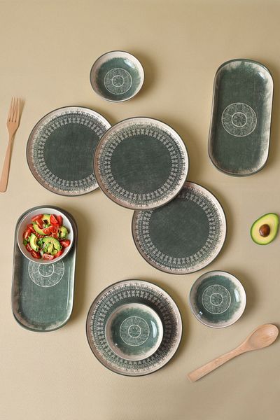 Keramika 10 Piece Maya Breakfast Set for 4 People 20789-90