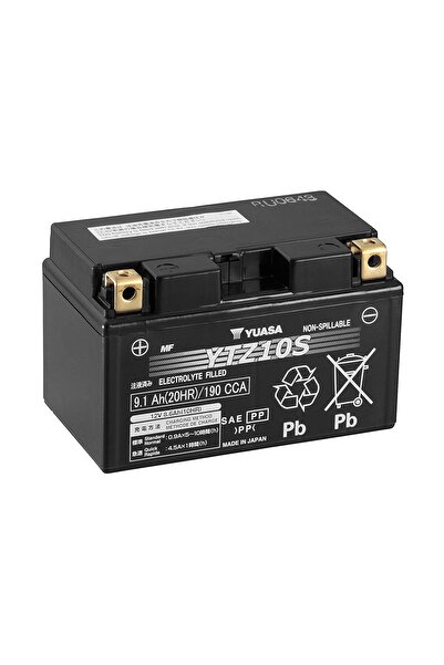 Yuasa 12V 9.1 AH MOTOSİKLET AKÜSÜ 190 A (EN) (150*87*93) (YTZ10S)