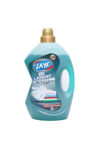 LAYF Laundry Detergent Gel 3l | For White & Colors | Powerful Stain Removal & Long-lasting Freshness
