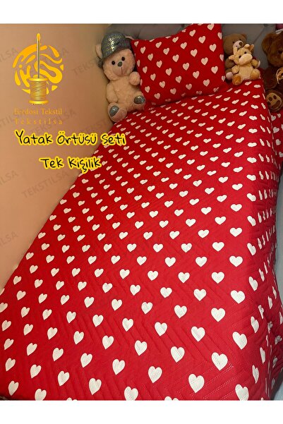 Tekstilsa Mikro Kumaş | Dijital Basklı | çeyizlik TEK kişilik Yatak örtüsü Takımı | Hediyelik 2 Parça