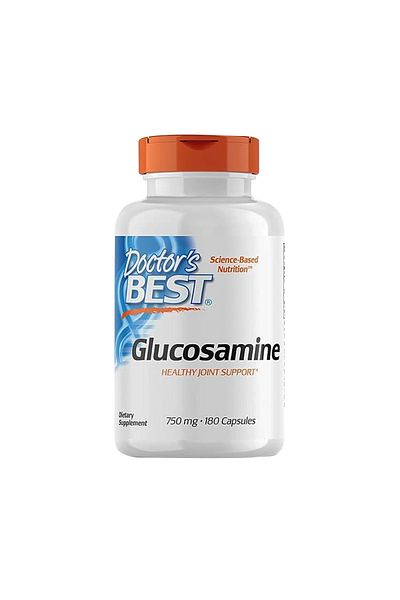 Doctor's Best Glucosamine, 180 Capsules, 750 Mg, Gluten & Soy Free, Joint Support