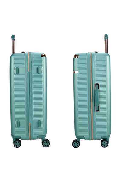 Senator Hard Large Luggage Trolley Lightweight Suitcase With Built In Tsa Type Lock A5123 Light Green
