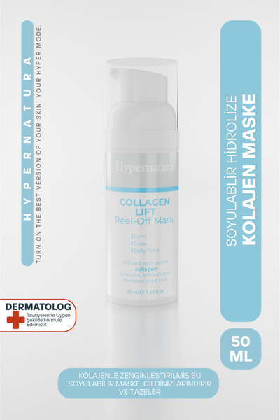 Hypernatura Hidrolize Kolajenli Sıkılaştırıcı ve Cilt Yenileyici Soyulabilir ...