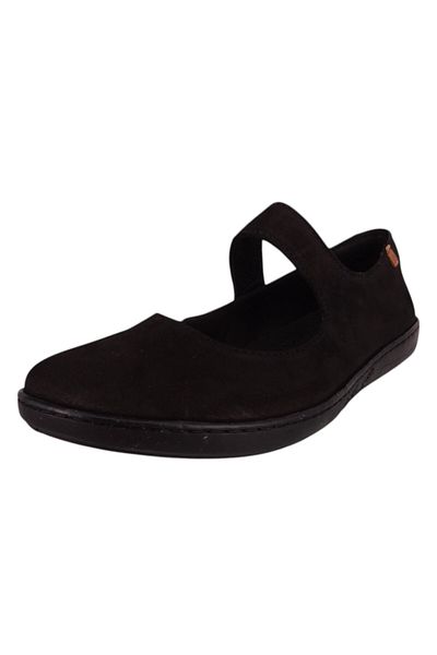 El Naturalista Damen Ballerina Coral N5301 Schwarz Black Black Leder