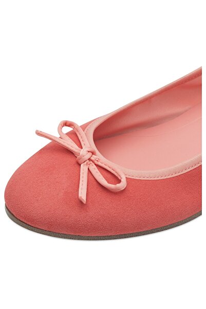 Tamaris Damen Klassische Ballerina 1-22166-44 Rot 535 Pale Red Comb Leder und Textil mit TOUCH-IT